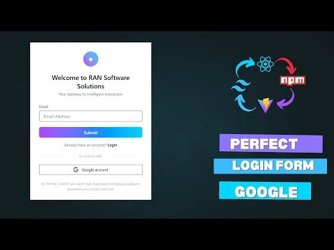 🚀 Create a Stylish Login Form with React & Tailwind CSS Step by Step Tutorial 🎨
