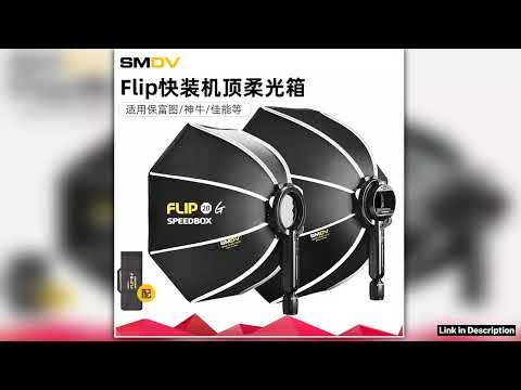 SMDV Flip 20 24 28 Quick Release Flash Softbox for AD100PRO V860II AD200 Godox Parabolic Softbox F1