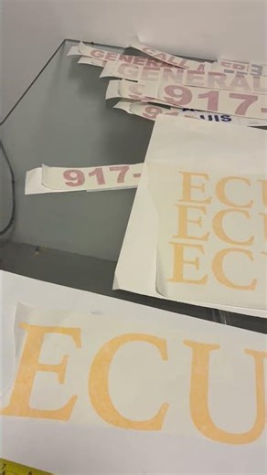 Vinyl Lettering, the fastest way to make money with very little investment. #signfabrication