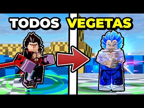 TODAS AS FORMAS DO VEGETA DE STARDUST DO ALL STAR TOWER DEFENSE NO ROBLOX