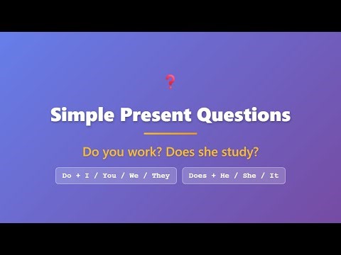 Simple Present Questions in English | Do vs Does | Grammar Lesson