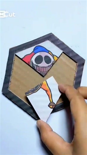 poppy play time chapter 5 cardboard puzzle game challenge #art #game #shorts