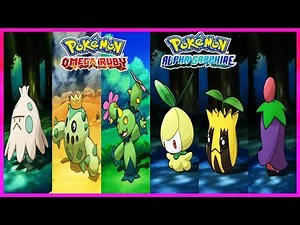Pokemon OmegaRuby & AlphaSapphire - Shroomish,Cacnea,Maractus,Petilil,Sunkern & Cherrim Locations