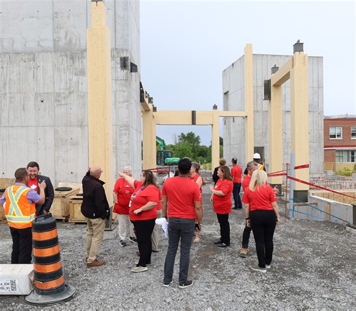 Mass timber arrives for new Prince Edward County Memorial Hospital build