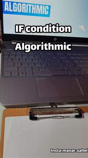 ‎Manar : منار‎ on Instagram: "#algorithm #example #course #lecture #learn #learning #teach #teaching #teacher #algorithmics #cs #computerscience #informatique #students #university"