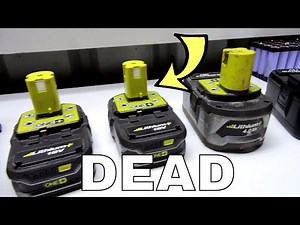 1.5ah Failed Ryobi Battery Rebuild