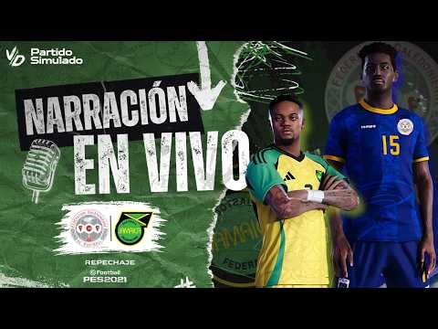 🟢 JAMAICA VS NUEVA CALEDONIA NARRACIÓN EN VIVO / PARTIDO SIMULADO PES 2026 - REPECHAJE MUNDIAL