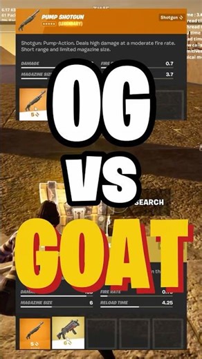 OG Pump vs Mythic Havoc: Which Shotgun ACTUALLY Wins? 🤯 #fortnite #fortniteshorts