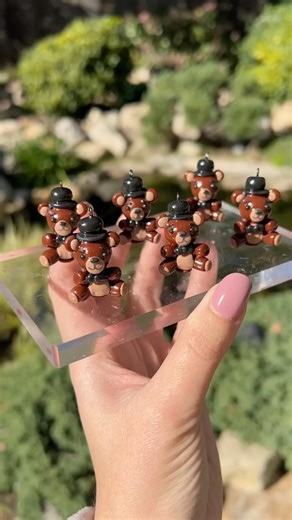 Making Mini Freddy Fazbears Out Of Clay! Five Nights At Freddy’s Easy Craft