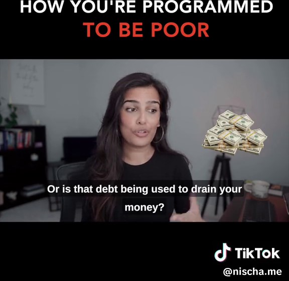 How you're programmed to be poor #poverty #successhabits #moneytok #investing #finance #nischa