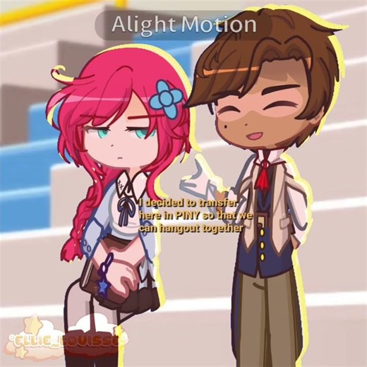Jealous boy 🤭 [Sam x Michelle Senior AU] Reupload PINY institute of new York #gacha #trend #ytshorts