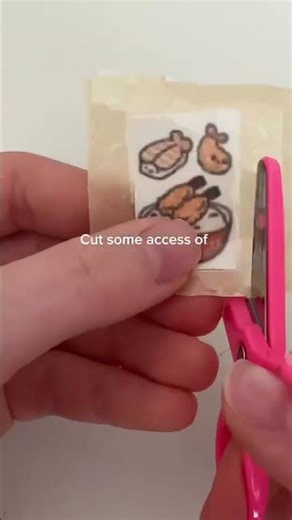 How to make a DIY STICKER tutorial #business #aesthetic #smallbusiness #foryou #bracelet #handmade
