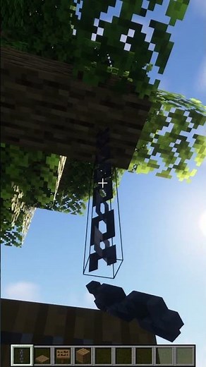 How to build a swing in Minecraft!