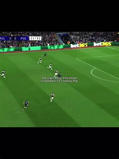 PSG Nightmare: Aston Villa Triumph in UCL Match Highlights