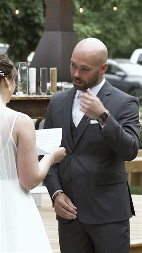 Bride's vows makes groom cry 😭🤍 | Cranberry Creek | GTA Wedding Videography