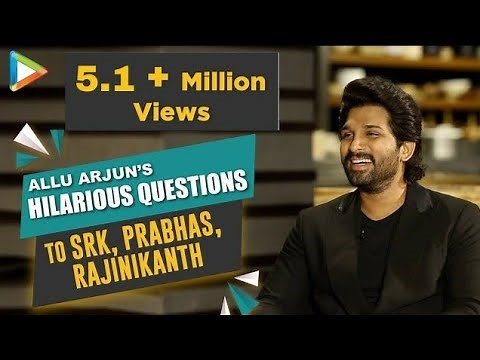 LOL- Allu Arjun’s HILARIOUS questions for Prabhas, Shah Rukh Khan & Rajinikanth | Rapid Fire