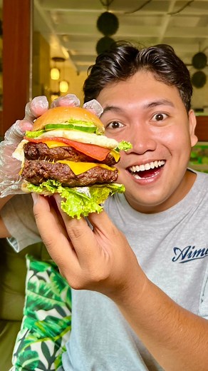 Pangmalakasan itong Double Trouble Burger nila dito! #GinoTV Micro Burger Arellano Dagupan | Gino TV