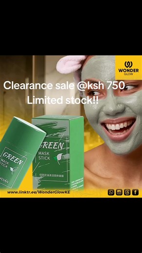 Median Green Mask Stick – Quick Benefits: - cleanses pores - Removes blackheads & excess oil - Soothes and refreshes skin - Improves skin texture over time - Easy roll-on application Perfect for a quick skincare refresh! Clearance sale @ksh 750 #greenmaskstickKE #WonderGlowKE #WGSupplements