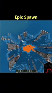 minecraft epic spawn #minecraft #shorts #hungergamestiktok
