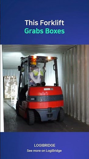 Container Loading with a Carton Clamp Forklift How Pallet-Free Cargo Is Handled