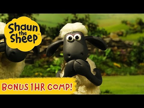 1 HOUR of Shaun the Sheep FUN 🤩 | BONUS Compilation | Shaun the Sheep & Friends | Cartoons for Kids