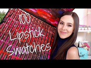 100 Lip Swatches: Urban Decay Vice Lipstick Collection || Beauty with Emily Fox