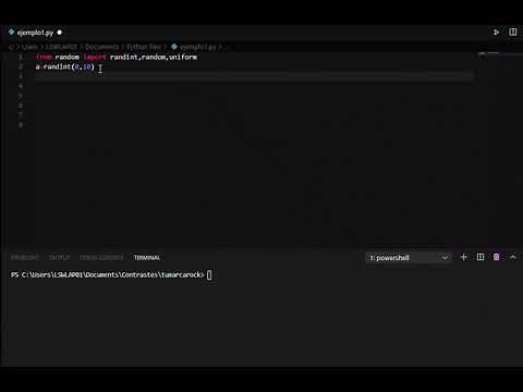Generar Números aleatorios en Python