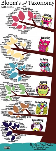 Infographic: “Bloom’s Revised Taxonomy With Verbs”