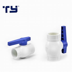 [Hot Item] Hot Selling Plastic/PVC/Pvcu Pipe Fittings Ball Valve with Blue Handle