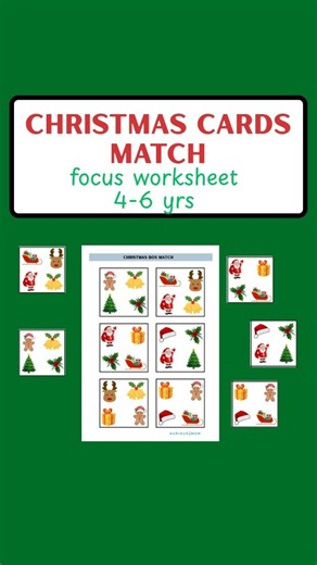 Vyakhya | kids activities | 🎄 FREE Christmas Brain Booster Worksheet! A fun activity for kids 3+ to spark thinking and learning this festive season. ✨ Comment “LINK”... | Instagram