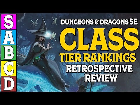 D&D 5e Class Tier Rankings Retrospective Review