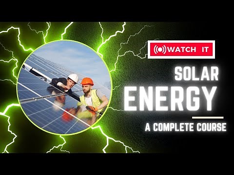 complete solar Photovoltaic course