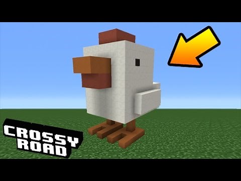Minecraft Tutorial: How To Make A Crossy Road Chicken House