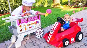 3.8M views · 36K reactions | Kids and Doll Pretend Play with Sweets Food Cart! Vlad Pretend Play with fun sweets food cart Making sweets food like ice cream and cookies! Fun educational toy for children to pretend serving up all sorts of play foods! #doll #kids #funny #childrens #vladcrazyshow #fun #forkids #cool | Vlad and Niki | Facebook