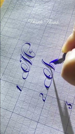 3 kiểu chữ M sáng tạo | Hướng dẫn luyện chữ đẹp |Thanh Thanh Luyện chữ đẹp #calligraphy #luyenchudep