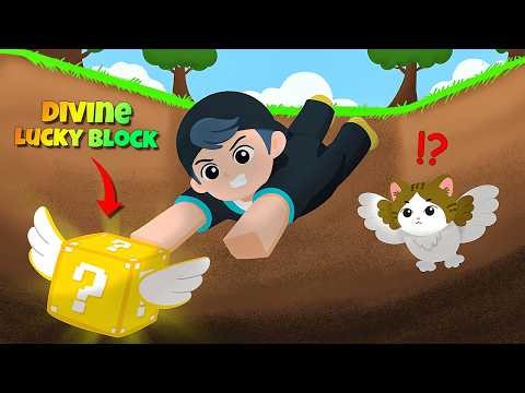 FUN!! Fall into the Deepest Hole & Break the Lucky Block OP | Fall down a hole for Brainrots Indo...