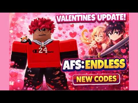 NEW CODES JUST DROPPED For Valentine’s Day 💖 (AFS: Endless)