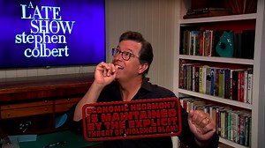 'A lot more bullet than rubber': Stephen Colbert targets violent police tactics at protests