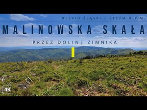 Malinowska Skała - Dolina Zimnika, Lipowa - Ostre. Żółty szlak. Beskid Śląski, Polskie Góry