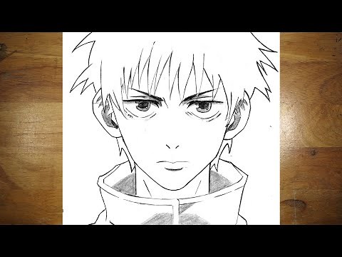 Anime Drawing | How To Draw Yuta Okkotsu | Jujutsu Kaisen 0