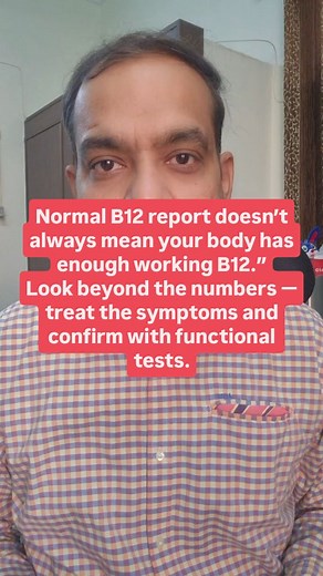 6.7K views · 20 reactions | 溺 B12: Normal in Report… But Still...