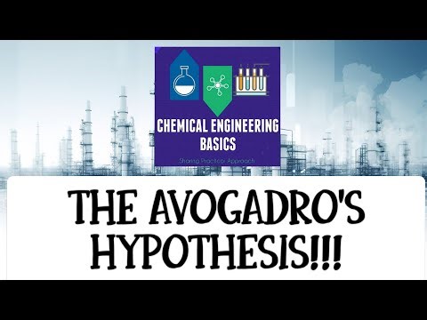 The Avogadro's hypothesis!!! #chemicalengineering #chemicalengineeringstudent #chemistry