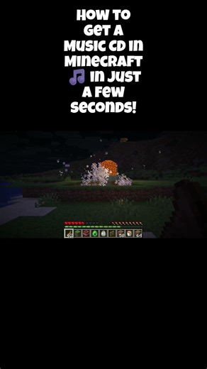 How to get a Music CD in Minecraft 🎵 in just a few seconds! #minecraft