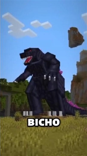 o GODZILLA apareceu no meu MUNDO de MINECRAFT, e agora?💀 #minecraft #shorts #viral