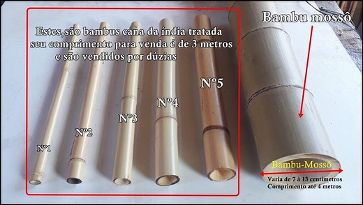 Venda de bambu tratado sem óleo sem amido e sem açucar