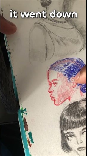 Daily Portrait drawing challenge day 13 #art #drawing #portrait #sketch #sketchbook