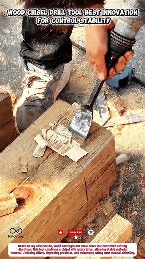 Wood Chisel Drill Tool Best Innovation for Control Stability