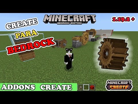 CREATE MOD PARA BEDROCK | ADDONS CREATE | MINECRAFT BEDROCK 1 19 +