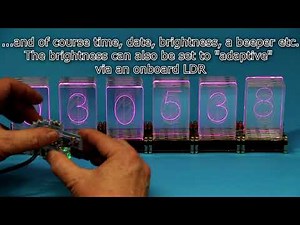 Vintage Display Technology Pt.8: Edgelit-Displays (the "CroNixie")