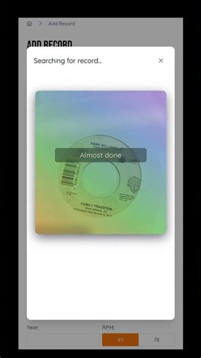 Add 45RPM with a Photo in Seconds